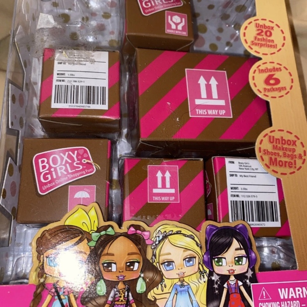 Unboxing Surprise Set - Pink and Brown